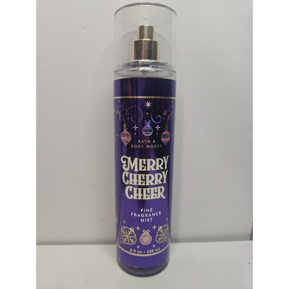 Bath & Body Works MERRY CHERRY CHEER Fragrance Spray 8 oz  VERY Rare